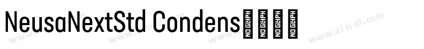 NeusaNextStd Condens字体转换
